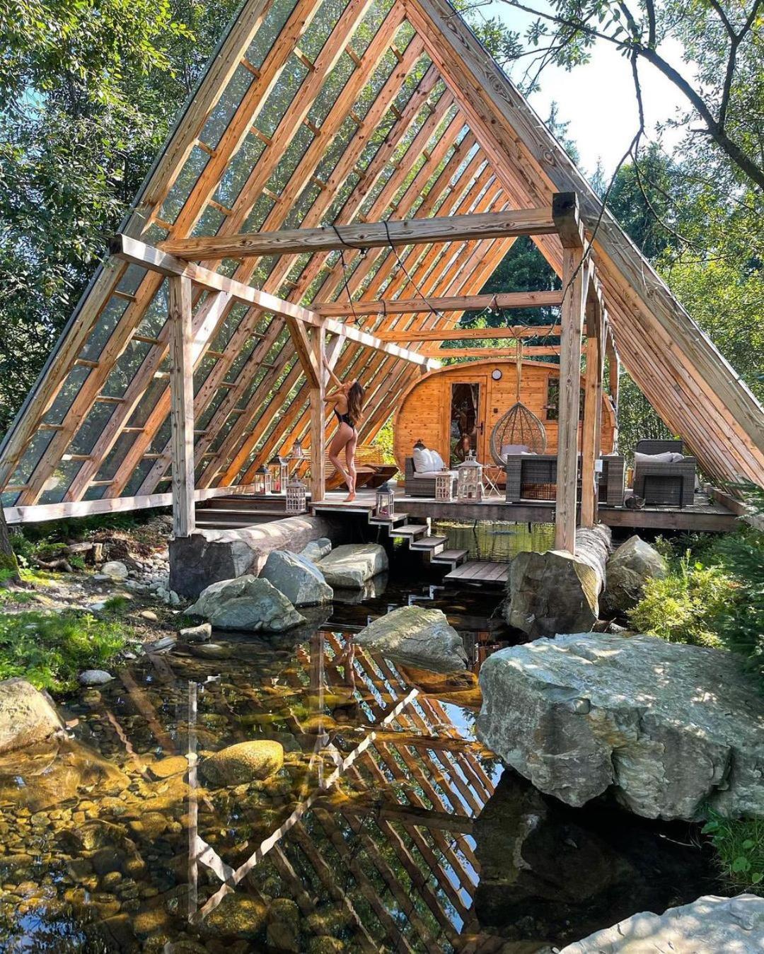 Gorska Osada Luxury Chalets Zakopane Poronin Eksteriør bilde
